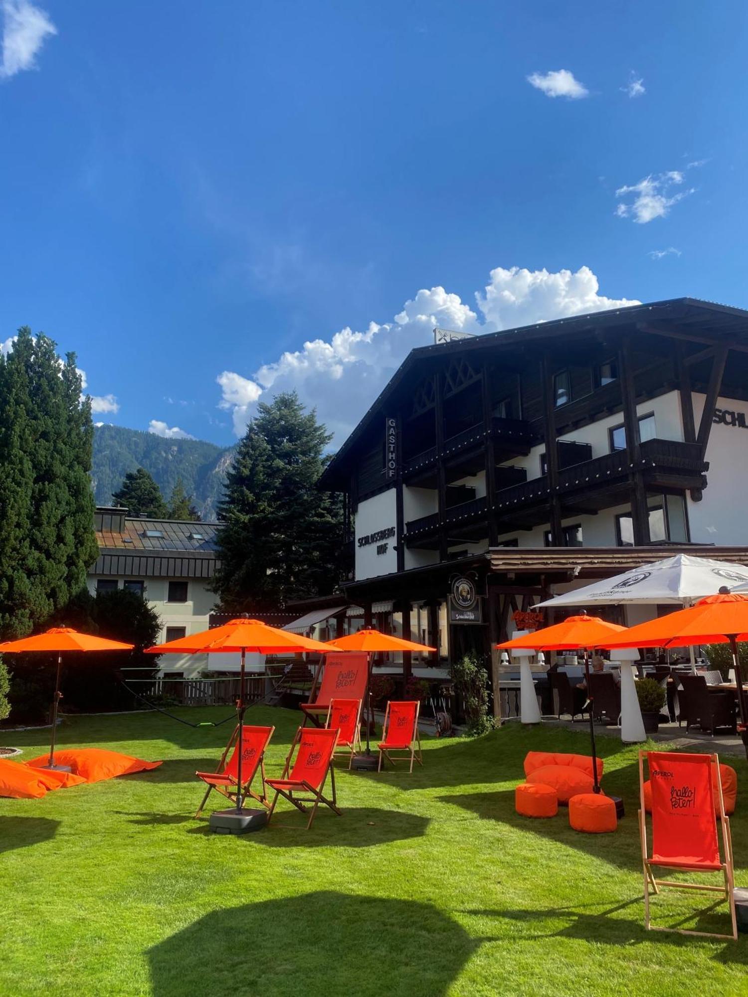 Gasthof Schlossberghof Lienz Bagian luar foto